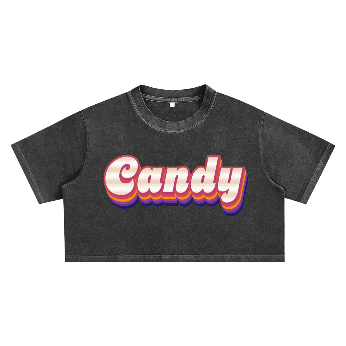 Candy Retro Crop Tee