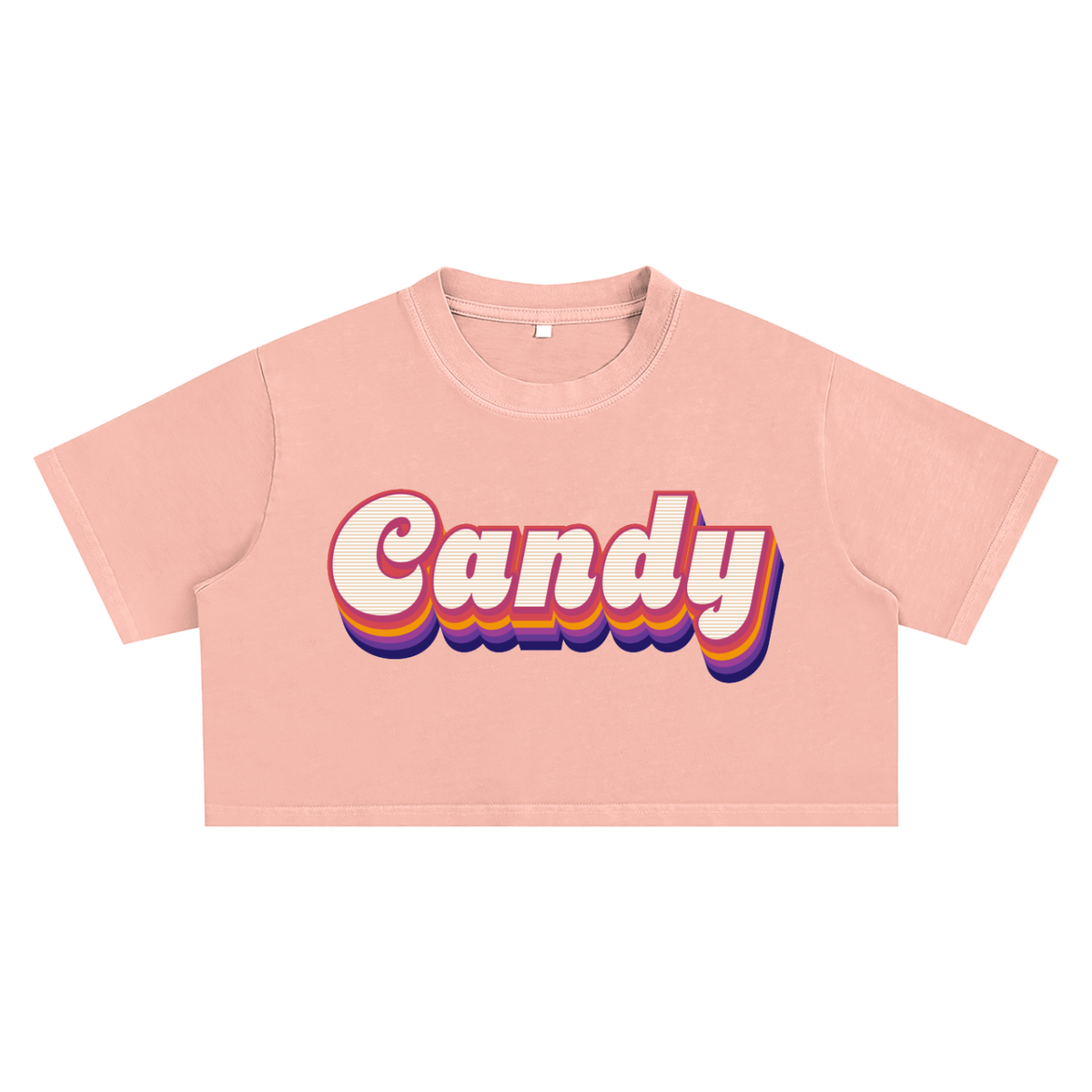 Candy Retro Crop Tee