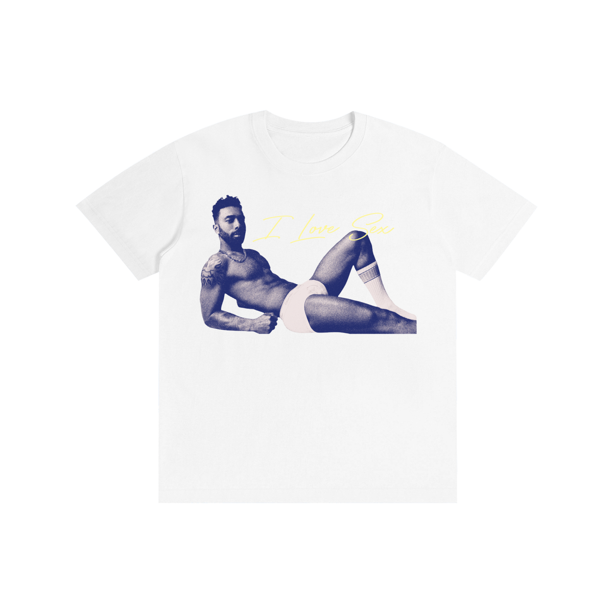 I Love Sex Blue Photo Tee