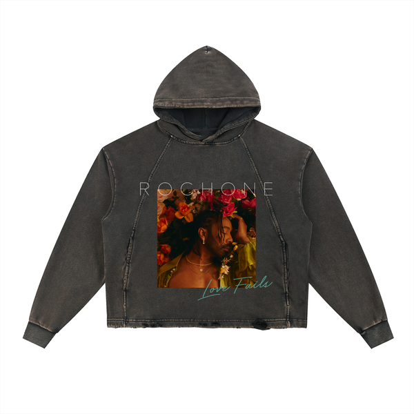 Love Fails Cover Washed Hoodie