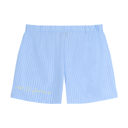 I Love Sex Striped Shorts
