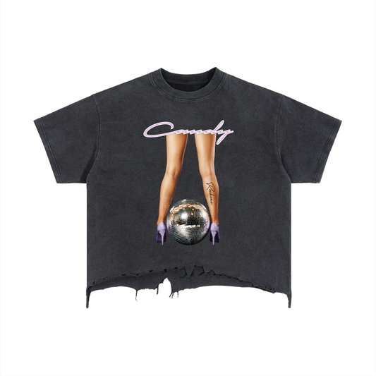 Candy Disco Distressed Tee