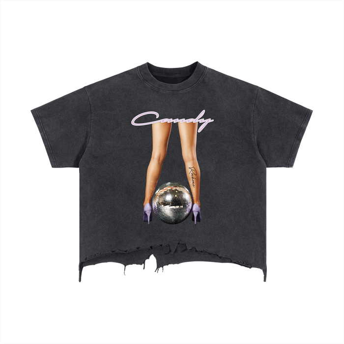 Candy Disco Distressed Tee