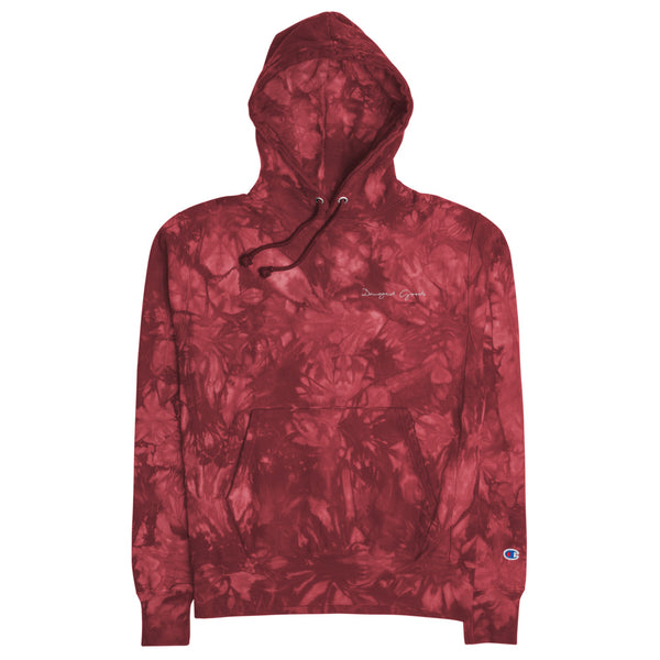 Damaged Goods Unisex Champion tie-dye hoodie