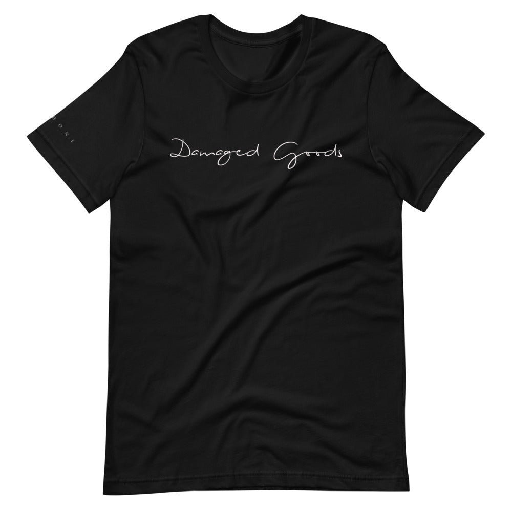 Damaged Goods White Logo for Adults