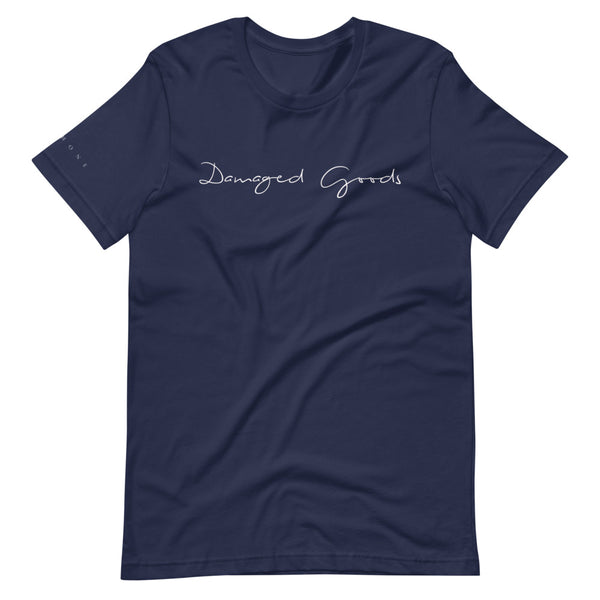 Damaged Goods White Logo for Adults